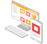 SEO支援 × デザイン/UIUXのイメージ